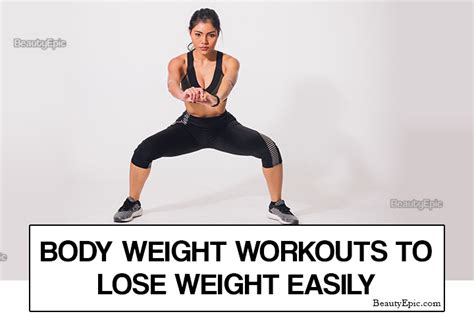 Top 6 Bodyweight Exercises For Weight Loss