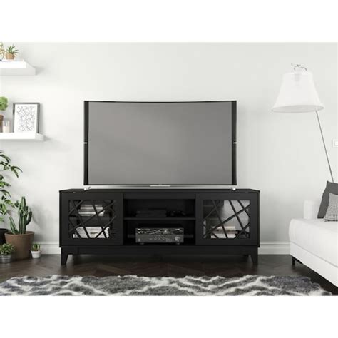 Nexera Tonik 72 Inch Tv Stand In Nutmeg And Greige The Home Depot Canada