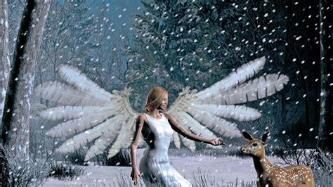 Snow Angel Wallpapers Wallpaper High Definition High Quality Widescreen