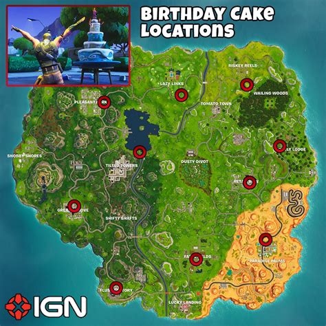 All Time Top 15 Fortnite Birthday Cake Location Easy Recipes To Make