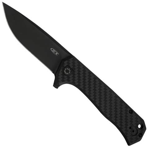 Zt 0804cf Carbon Fiber Front And Titanium Back Handle Folding Knife Mrknife