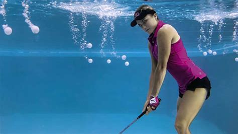 Lexi Thompson Goes Underwater With Redbull Lpga Ladies Professional Golf Association