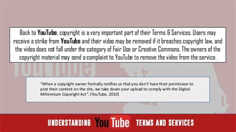 Understanding Youtube Terms And Services