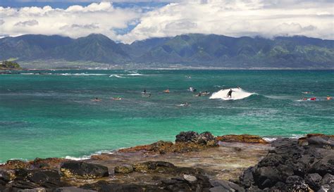 Surfs Up Dude At Hookipa Beach North Shore Maui Hawaii Fine Art