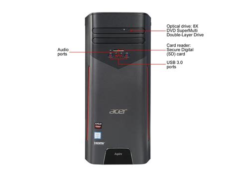 Acer Desktop Computer Aspire T At3 715a Ur11 Intel Core I7