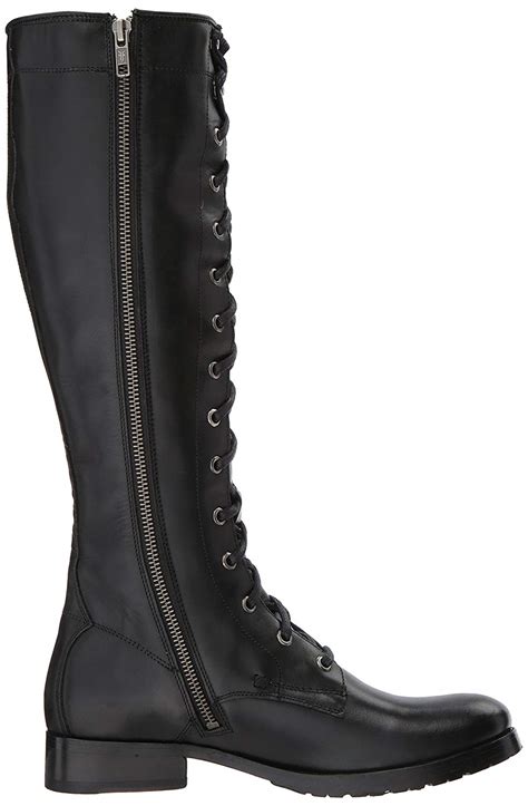 Frye Womens Melissa Tall Lace Boot Black Size 75 R4pf Ebay