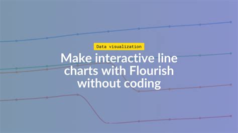Make Interactive Line Charts Without Coding Flourish Data Visualization Storytelling