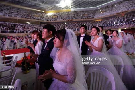 Unification Church Holds Mass Wedding In South Korea Photos And Premium