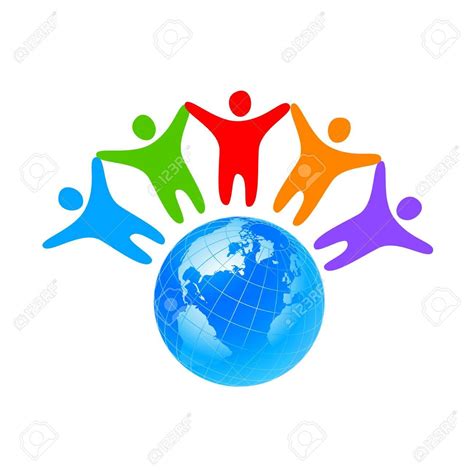 Clipart People Holding Hands Around The World And Clip Art Images 32322