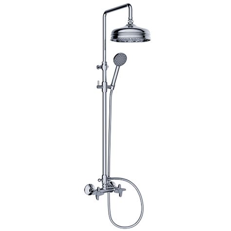exposed set with shower system 637 20 412 xxx cronos shower mixer jörger