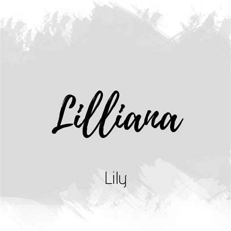 Lilliana Pretty Names Names With Meaning Character Names