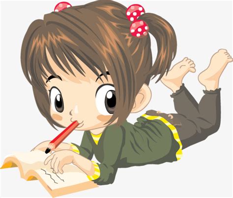 Clipart Girl Writing 10 Free Cliparts Download Images On Clipground 2022