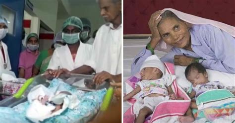 74 year old woman gives birth to twins becomes world s oldest mother
