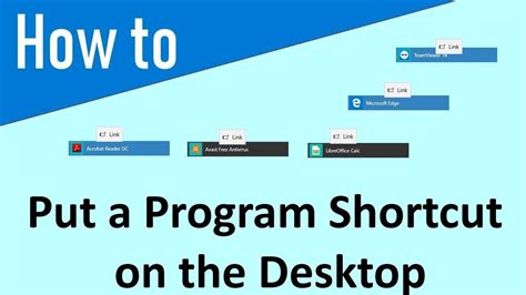 How To Make Desktop Shortcuts Windows 10 Tutorial Youtube