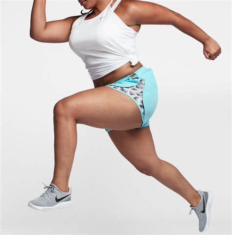 Lyst Nike Plus Size Tempo Shorts In Blue