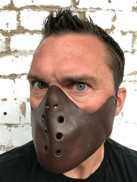 Hannibal Half Face Muzzle Mask Halloween Lambs Costume Accessory Lector