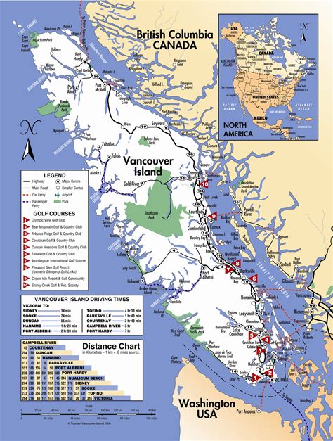 Vancouver Island Map Images