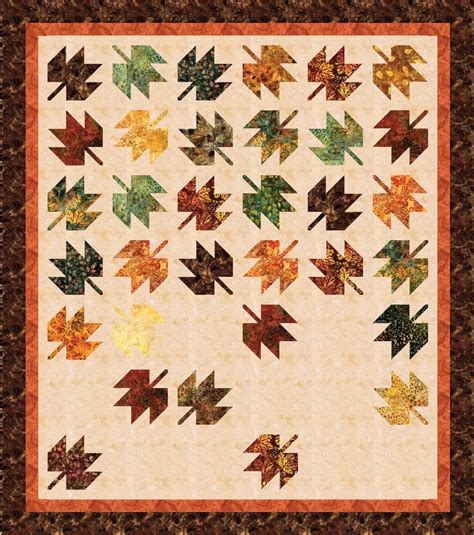 Autumn Falls Free Pattern Download Fall Quilts Panel Quilt