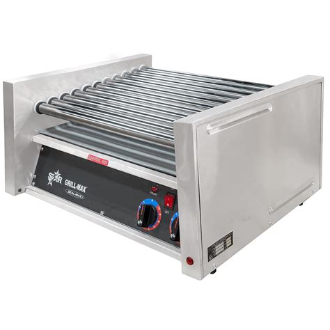 Star 30c 30 Hot Dog Roller Grill Slanted Top 120v