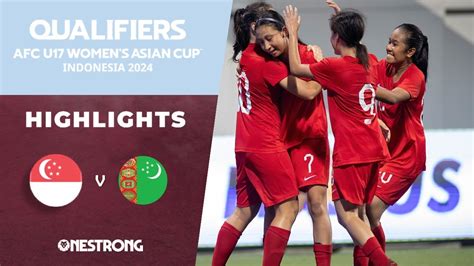 Highlights Singapore 7 0 Turkmenistan Three Players Hit Braces To