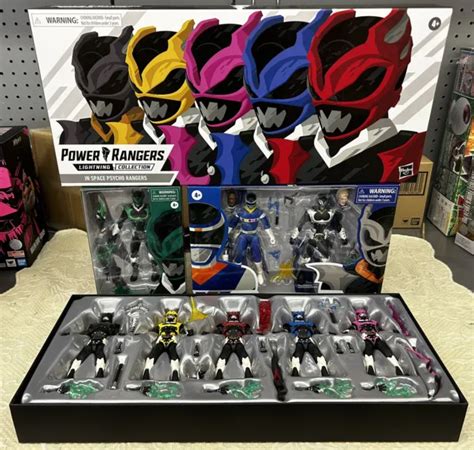 Hasbro Power Rangers Lightning Collection Psycho Rangers 5 Pack W Green