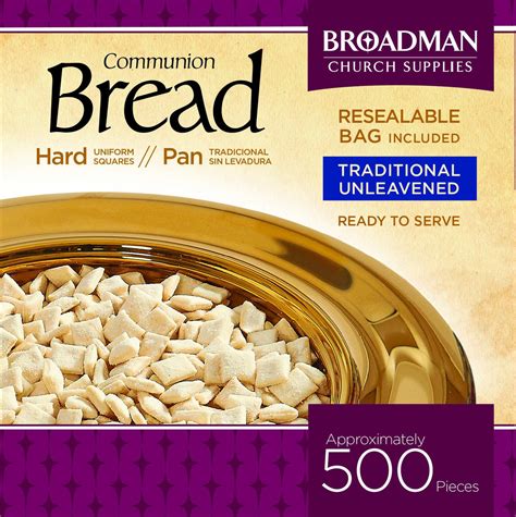 Broadman Church Supplies Hard Communion Bread 500 Ct