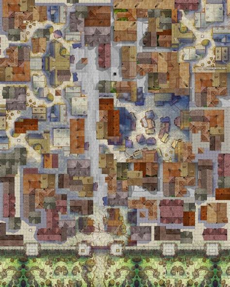 A 79x99 Mess Of A City Map Talos Save Me Battlemaps Fantasy City