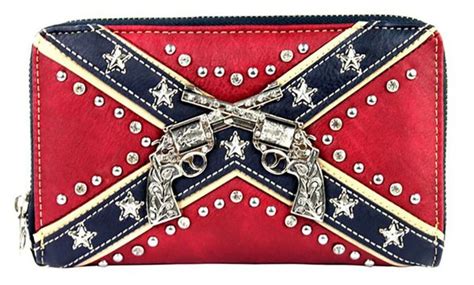 rebel wristlet wallet dl grandeurs confederate and rebel goods