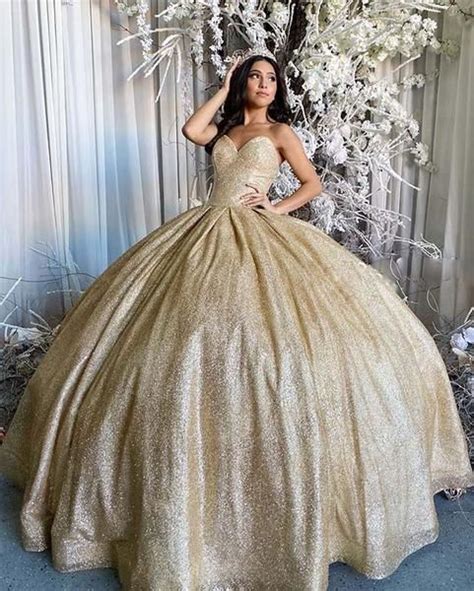 Sweetheart Golden Quinceanera Dress Ball Gowns Phylliscouture Bridal Ball Gown Prom