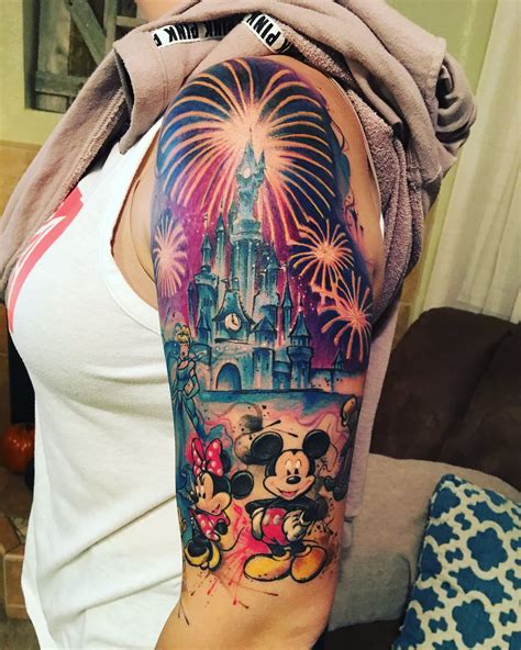 Pin By Stacey Alfes On Tattoos Disney Sleeve Tattoos Disney Tattoos