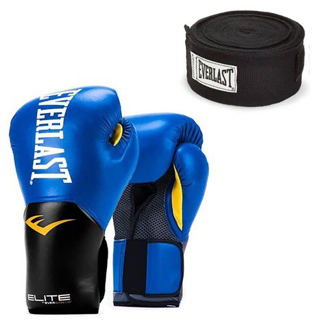 Boxing Training Gloves Everlast Elite Pro Style Leather Training Boxing
