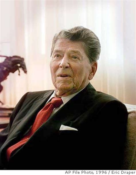 Ronald Reagan 1911 2004 Politics Reagan Legacy Could Give Bush Boost