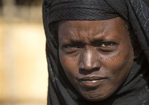 Afar Tribe Woman With Scarifications On Her Face Assaita Flickr