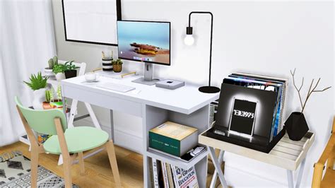 My Sims 4 Blog Office Furniture Clutter And Music Decor By Mxims