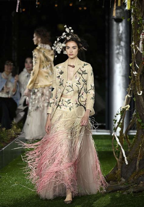Christian Diors Spring Summer Haute Couture Collection By Italian Designer Maria Grazia