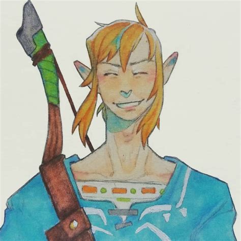 How To Draw Link Botw Easy Drawing Step