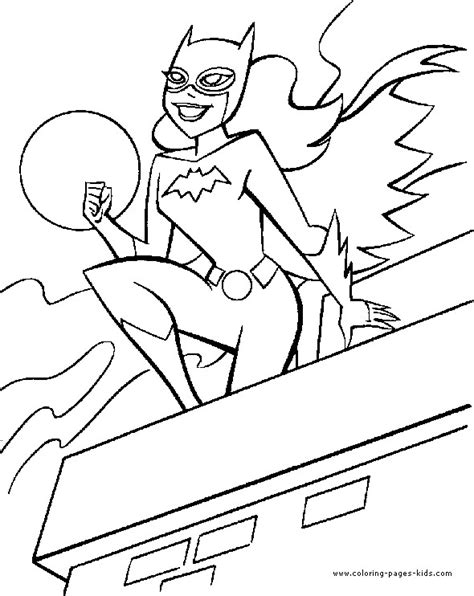 Batgirl Coloring Pages Free Coloring Pages