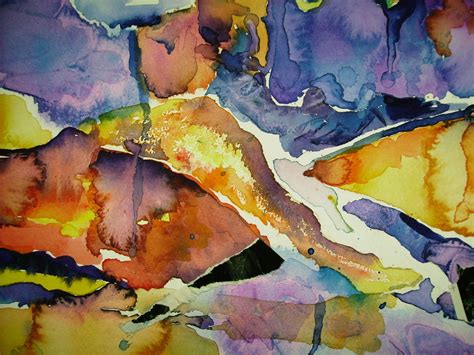 Watercolor Abstract Painting Abstract Art Colorful Abstract Etsy
