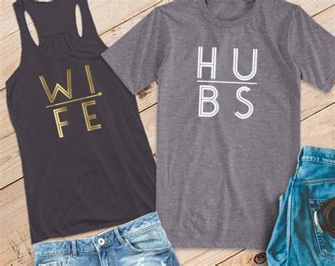 wife and hubs est year flowy racerback tank and t shirt set disney inspired fashion disney