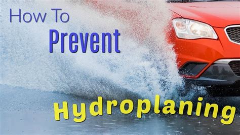 Hydroplaning can be triggered in a few different ways, most commonly by speeding on a wet road. How To: Avoid Hydroplaning - YouTube