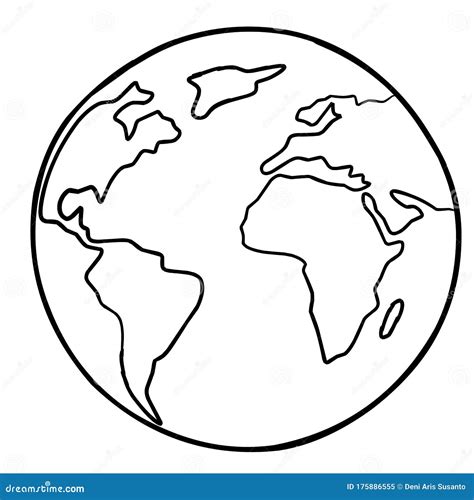 Coloring Page Of Planet Earth 70 Dxf Include