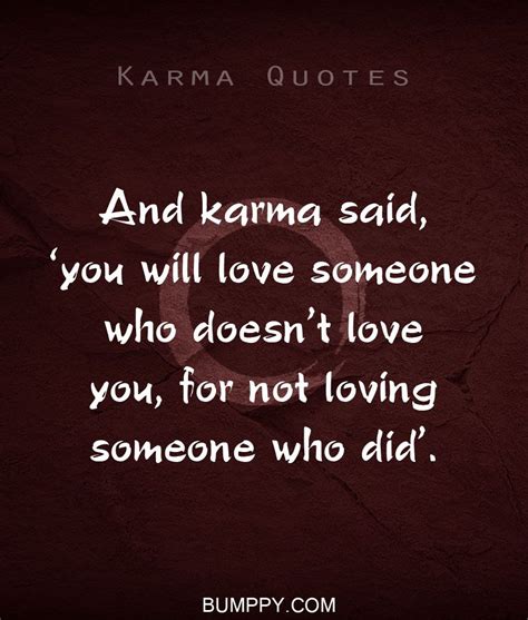 Love Karma Said Quotes The Quotes