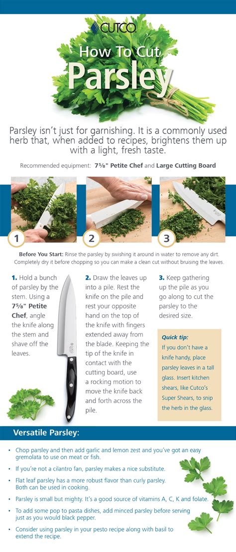 How To Cut Parsley