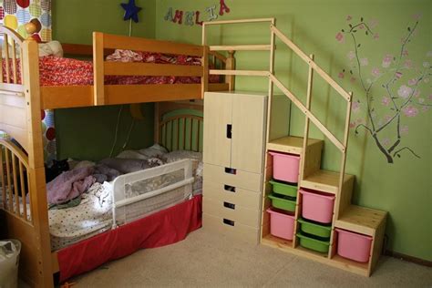 Easy Full Height Bunk Bed Stairs Ikea Hackers