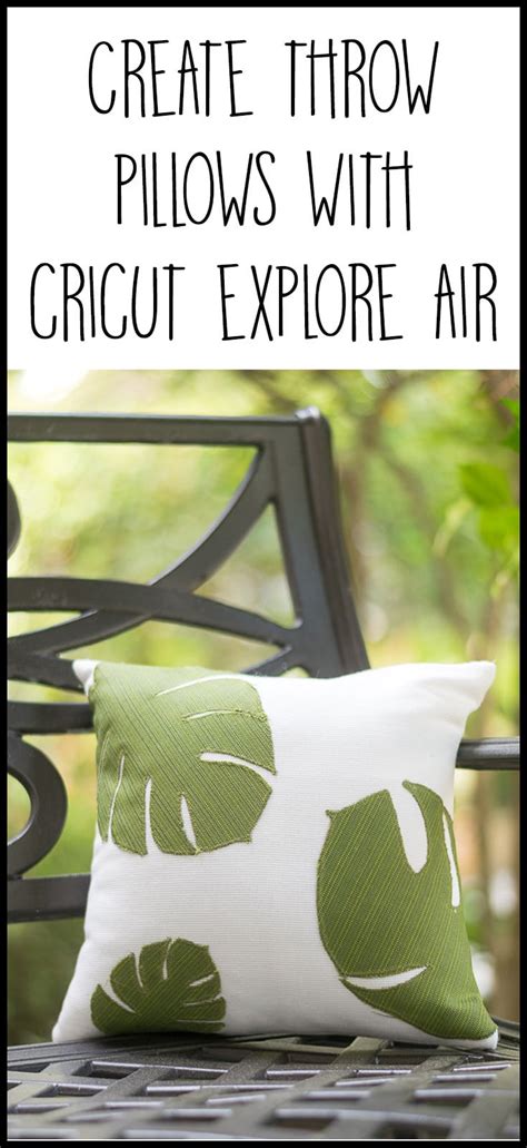 How To Diy Outdoor Throw Pillows With Cricut · Nourish And Nestle