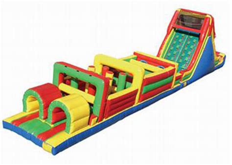 Playground Inflatable Obstacle Challenges Blow Up Obstacle Course For