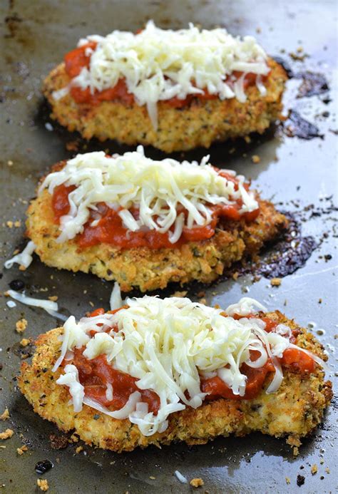 Baked Chicken Parmesan Easy Breaded Chicken Parmesan With Pasta