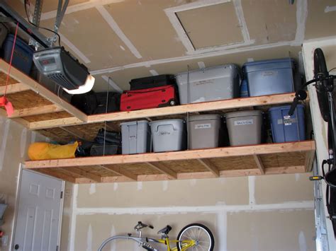 5 Ways To Free Up Space In Your Garage By Using Overhead Storage My