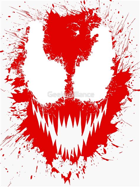 Carnage Sticker For Sale By Geekyalliance Redbubble
