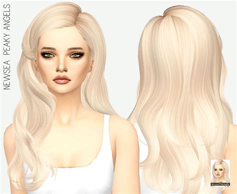 Moonflowersims Sims Hair Long Hair Styles Hair Styles